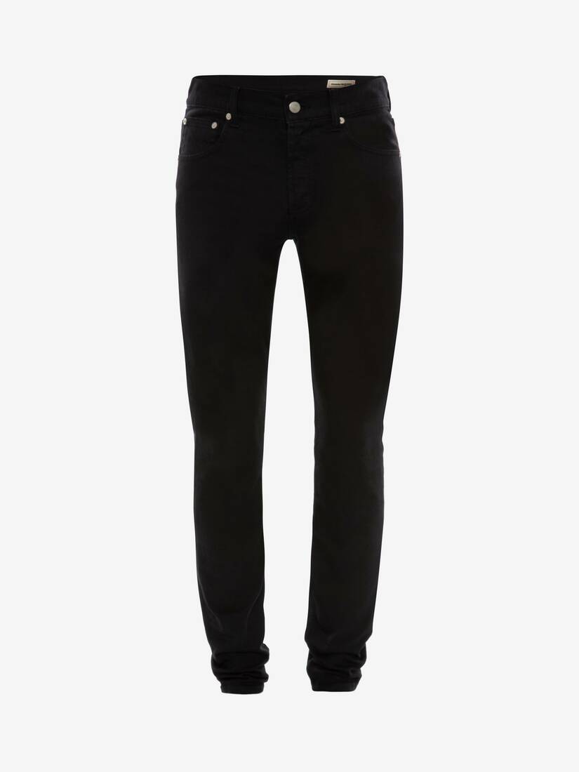 Pantalones Alexander McQueen Signature Hombre - Negros - Mexico 074-OVCPUD